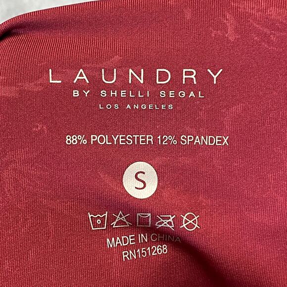 LAUNDRY By Shelli Segal Berry Printed High-Waist Stretch Pull-On Active Leggings - Picture 8 of 9